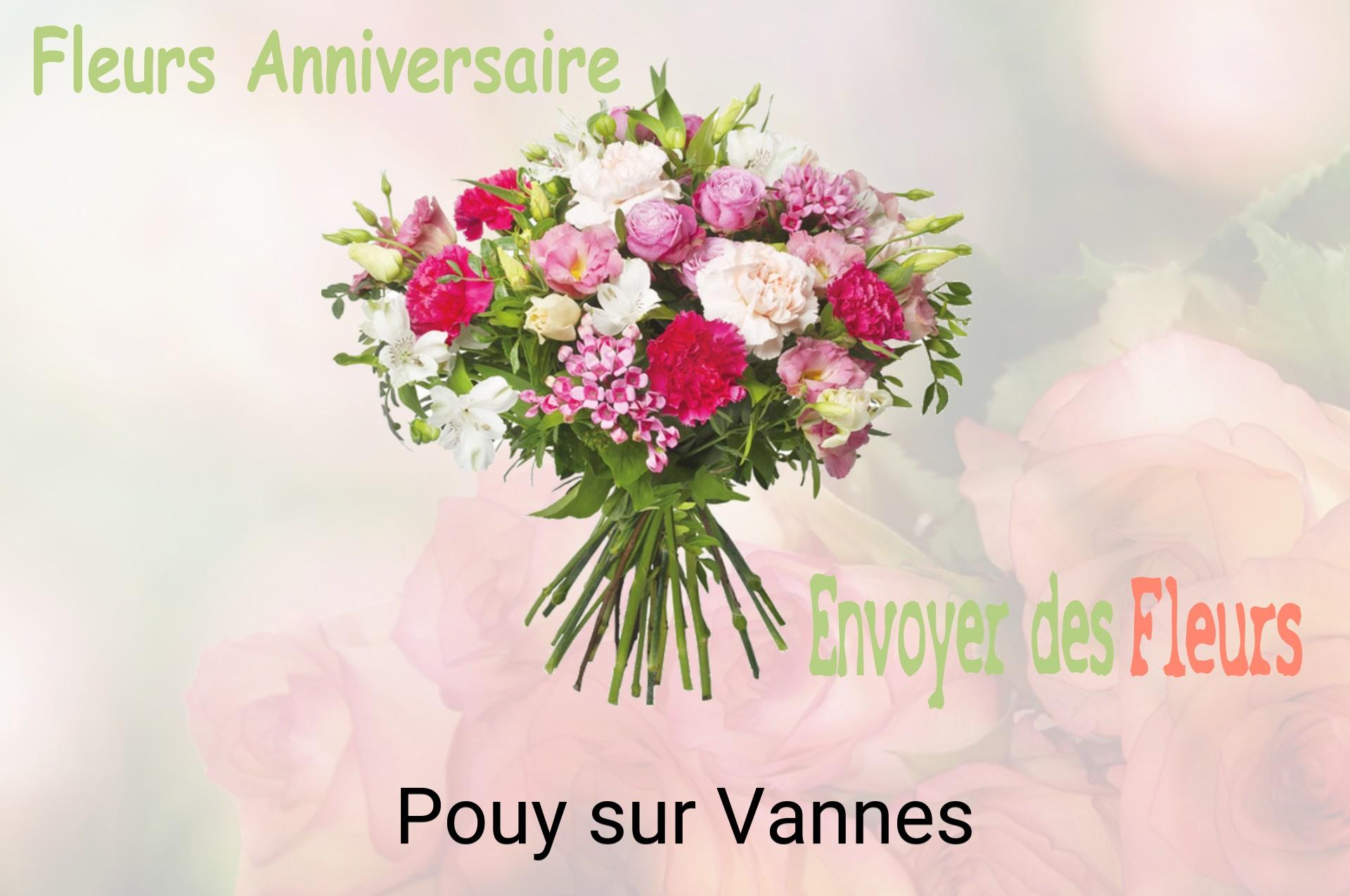 Bouquet de fleurs d’anniversaire livré à Pouy-sur-Vannes